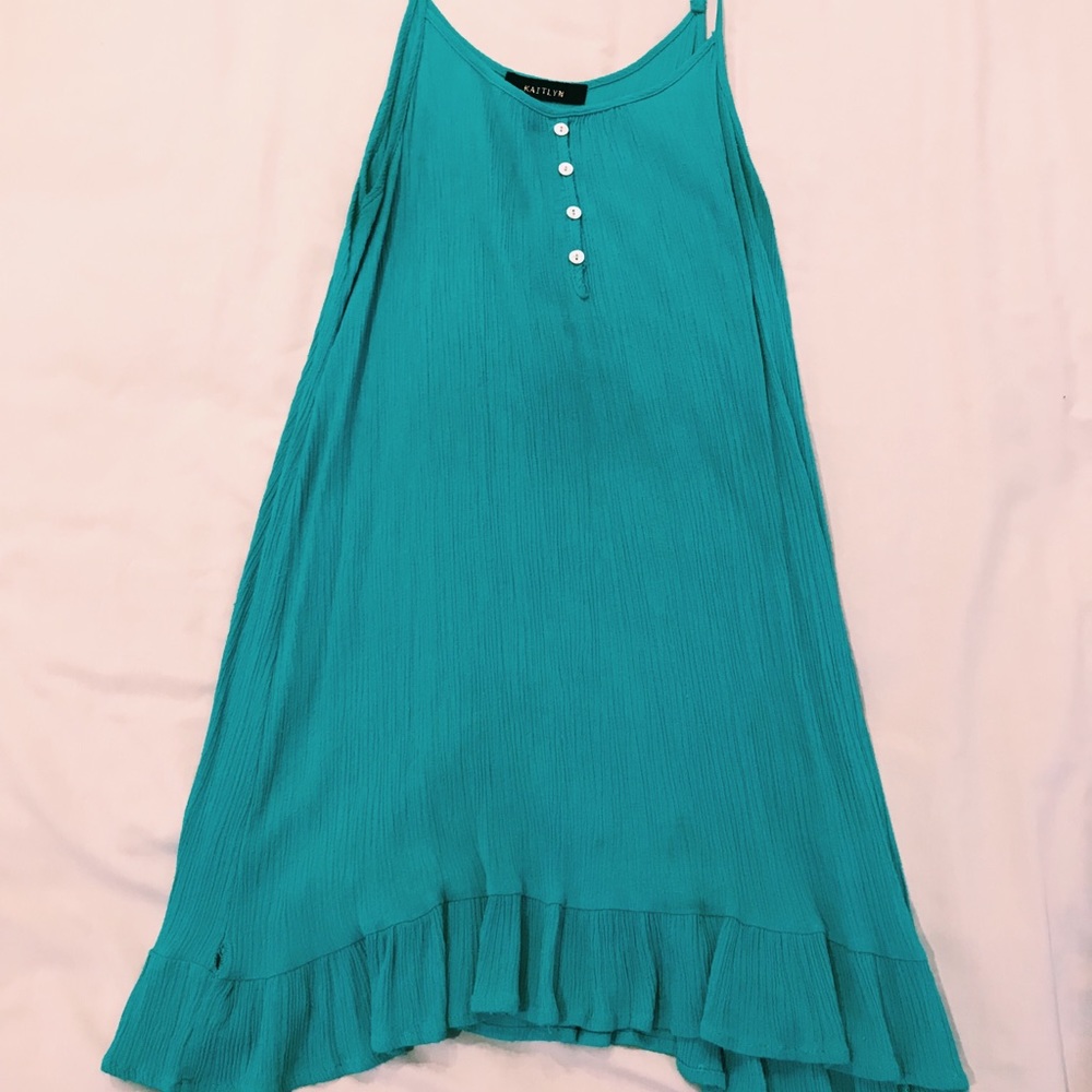 Spaghetti strapped mini dress